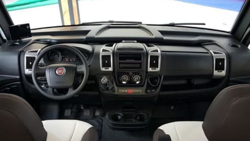 Luxury Integrated motorhome for rent in central France