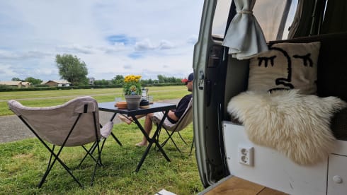 Restored Volkswagen T3 campervan from 1987