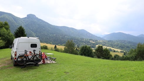 2p sfeervolle buscamper (Renault Master)
