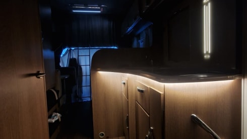 Nazareth gezinsmobilhome – 7p Fiat alcove uit 2017