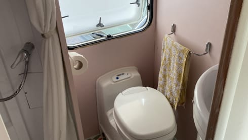 Rizzo  – Gorgeous 6 berth family motorhome with bedding, fully equipped. rear bunks.