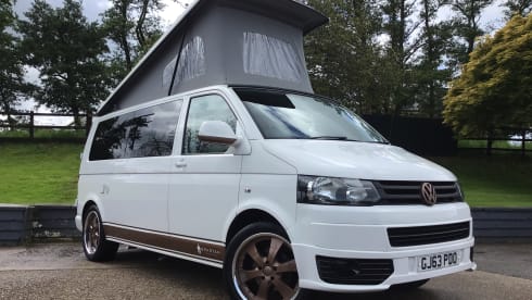 4 berth Volkswagen campervan from 2013