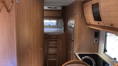 Laika X695 motorhome with garage