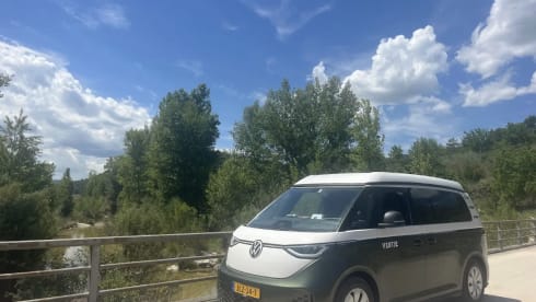 e-ventje – 2ps  electrische VW camper uit 2025 (ID buzz pro 210 kw) 