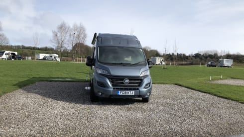 The Van – 4 berth Hymer campervan from 2018