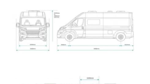 New Bus Camper Tourne Black edition (Peugeot Boxer) with all options