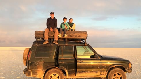 'Onzen Disco' – Landrover Discovery with roof tent