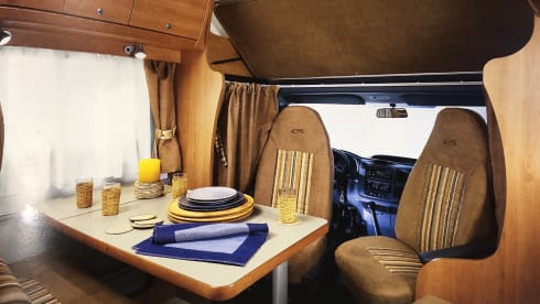 Laika X695 motorhome with garage