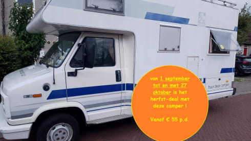 blue bird – 4-person Fiat 280 / Knaus from 1990