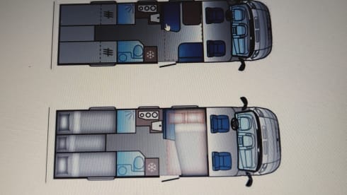 Casita on Wheels –  Luxury 4/5p Sun Living semi-integrated from 2022 off-grid