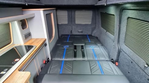 Pearl – VW T6 DSG Auto 4Birth Campervan, INSURANCE INC IN PRICE! *inc Night Heater
