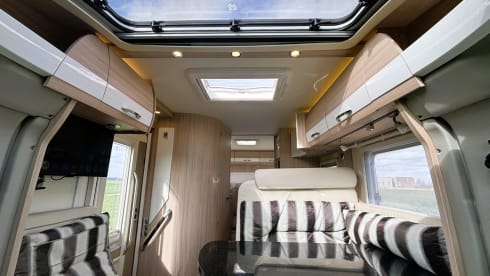 Fijne Bürstner voor 2 personen