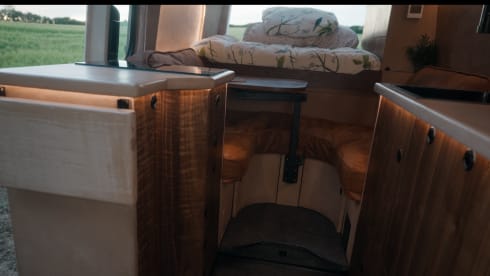 2-seater Volkswagen bus from 2018