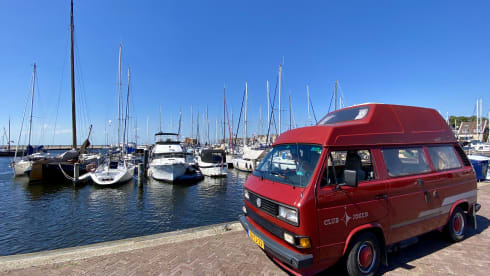 Club Joker – Retro Volkswagen T3 uit de 80's (4 slaapplaatsen)