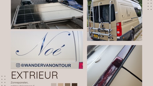 WanderVan Noé – Mooie zelfbouw camper voor 2P+kindje 