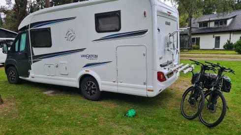 Nice Chausson bus camper with length bed