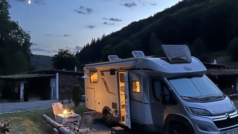 4p Bürstner luxury semi-integrated camper from 2021