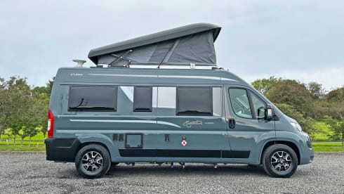 Betty George – Elddis 4 berth Automatic Campervan 2024 With Double Bed Pop Top
