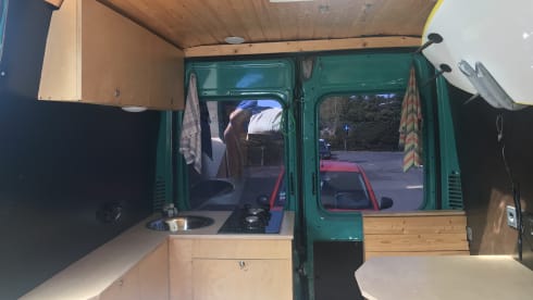 Willi  – Wooden extension with large pull-out bed