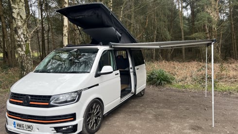 4 berth Volkswagen campervan from 2016