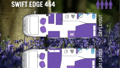 Swift Edge 464 XTW – Up to 4 berth Swift Edge XTW