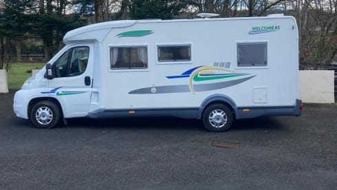 Fiat Campervan mit 4 Schlafplätzen, Baujahr 2007