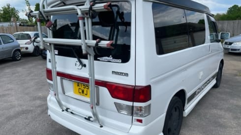 Baz – 4 berth Mazda Customised Campervan