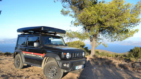 Jimny Black - Greece – Camper Jimny - Make memories - Explore your adventure