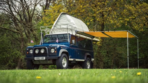 Blue Belle – Land Rover Camper for Family Camping