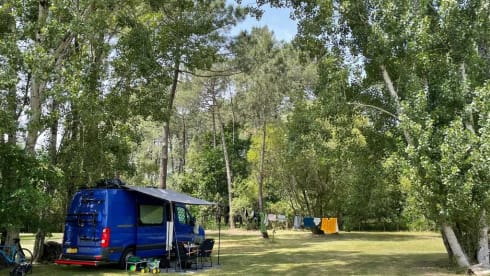 Volkswagen bus for duo or small family ready for a new road trip
