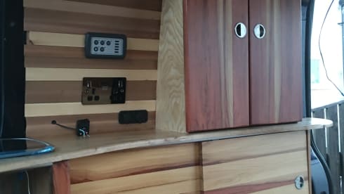 4 berth Volkswagen campervan 2016 6 speed, unique wooden interior