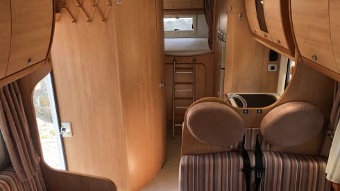 Laika X695 motorhome with garage