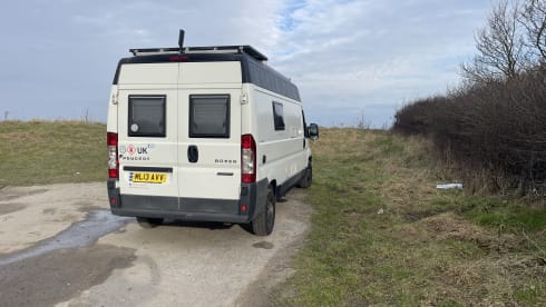 peggy  – 2 berth Peugeot off grid camper van