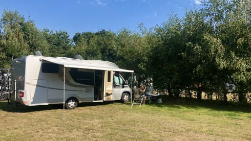 4 person modern and spacious, well-equipped camper.