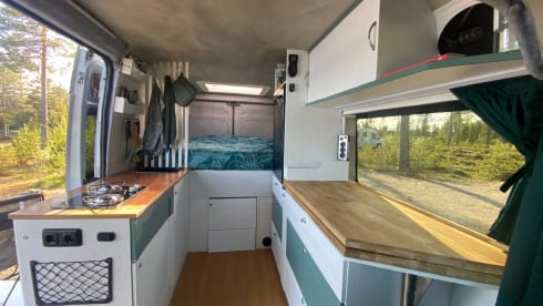 Casa Mobiel – Spacious off-grid Fiat Ducato bus camper - beautifully built in