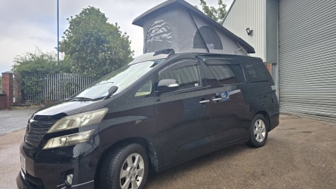 Ebony – 4 berth Toyota campervan from 2009