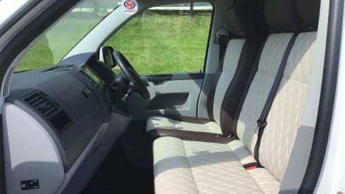 4 berth Volkswagen Transporter Campervan With Pop Top 2013