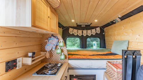 Ollie – Comfortable, attractive 2 person bus camper