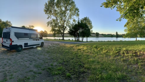 Experience the freedom of a compact bus camper