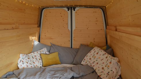 Iris – Quirky campervan designed for couples, families or anyone