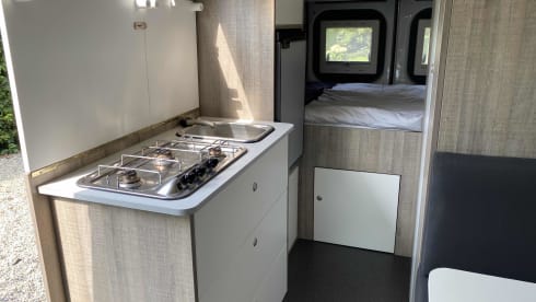 2-person Peugeot Boxer Bus Camper