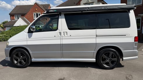 4 berth Mazda campervan from 2017