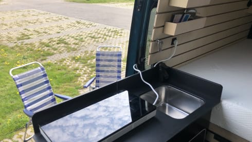 New cool off-grid Mercedes Sprinter bus camper with length beds