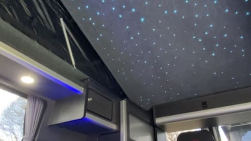 Billy – Our gorgeous twinkling Campervan