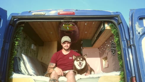 Lofty  – Camper available from Oxford or Glastonbury 