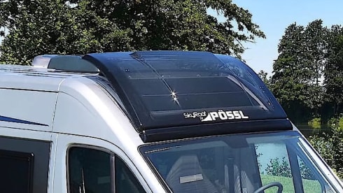 Recent Pössl 160 HP, 9-speed automatic, length beds, 2-person comfort.