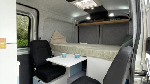 2-person FORD TRANSIT AUTOMATIC CAMPER VAN