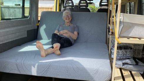 Vincent – a comfy yellow 2 berth Peugeot campervan from 2015