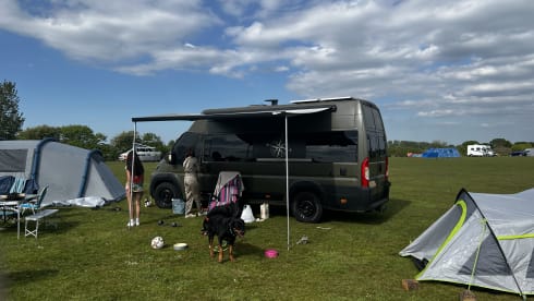 Big Tony – 5 berth Peugeot boxer campervan. Brand New off grid conversion