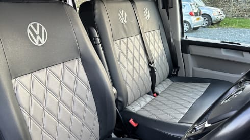 4 berth Volkswagen campervan aircon and parking heater